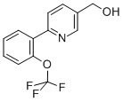 (6-[2-(TRIFLUOROMETHOXY)PHENYL]PYRIDIN-3-YL)METHANOL CAS#: 197847-95-3