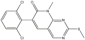 6-(2,6-Dichlorophenyl)-8-methyl-2-(methylthio)pyrido[2,3-d]pyrimidin-7(8H)-one CAS#: 185039-46-7