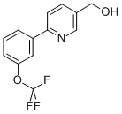 (6-[3-(TRIFLUOROMETHOXY)PHENYL]PYRIDIN-3-YL)METHANOL CAS#: 197847-92-0