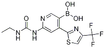 6-(3-ethylureido)-4-(4-(trifluoroMethyl)thiazol-2-yl)pyridin-3-ylboronic acid CAS#: 1031432-91-3