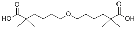 6-(5-carboxy-5-methyl-hexoxy)-2,2-dimethyl-hexanoic acid CAS#: 183293-82-5