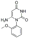 6-AMINO-1-(2-METHOXYPHENYL)PYRIMIDINE-2,4(1H,3H)-DIONE CAS#: 180028-89-1