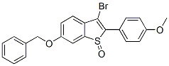 6-(BENZYLOXY)-3-BROMO-2-(4-METHOXYPHENYL)-1-BENZOTHIOPHENE 1-OXIDE CAS#: 182133-09-1