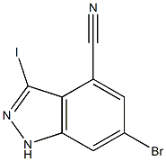 6-BROMO-3-IODO-4-CYANO (1H)INDAZOLE CAS#: 1000342-60-8