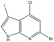 6-BROMO-4-CHLORO-3-IODO-7-AZAINDOLE CAS#: 1000340-68-0