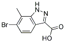 6-BROMO-7-METHYL-3-(1H)INDAZOLECARBOXYLIC ACID CAS#: 1000340-71-5