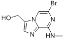 (6-BROMO-8-(METHYLAMINO)IMIDAZO[1,2-A]PYRAZIN-3-YL)METHANOL CAS#: 187344-68-9