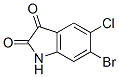 6-Bromo-5-chloro-1H-indole-2,3-dione CAS#: 192799-05-6