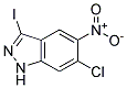 6-CHLORO-3-IODO-5-NITRO (1H)INDAZOLE CAS#: 1000342-47-1