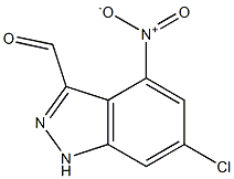 6-CHLORO-4-NITRO-3- (1H)INDAZOLE CARBOALDEHYDE CAS#: 1000342-42-6