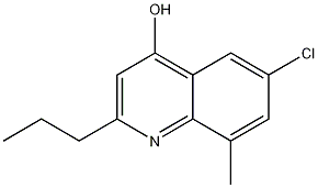 6-CHLORO-8-METHYL-2-PROPYL-4-QUINOLINOL CAS#: 1070880-12-4