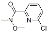 6-CHLORO-N-METHOXY-N-METHYLPYRIDINE-2-CARBOXAMIDE CAS#: 192437-72-2
