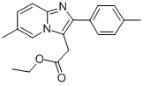 (6-METHYL-2-P-TOLYL-IMIDAZO[1,2-A]PYRIDIN-3-YL)-ACETIC ACID ETHYL ESTER CAS#: 193979-47-4