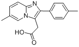 6-Methyl-2-(4-methylphenyl)imidazol[1,2-a]-pyridine-3-acetic acid CAS#: 189005-44-5