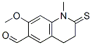 6-Quinolinecarboxaldehyde, 1,2,3,4-tetrahydro-7-methoxy-1-methyl-2-thioxo- CAS#: 187680-07-5