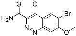 6-bromo-4-chloro-7-methoxycinnoline-3-carboxamide CAS#: 1041853-24-0