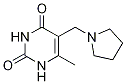 6-methyl-5-(1-pyrrolidinylmethyl)-2,4(1H,3H)-pyrimidinedione CAS#: 1033463-16-9