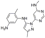 6-methyl-N1-(3-methyl-1-(6-(methylamino)pyrimidin-4-yl)-1H-pyrazol-5-yl)benzene-1,3-diamine CAS#: 1018473-31-8