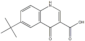 6-tert-Butyl-4-oxo-1,4-dihydro-quinoline-3-carboxylic acid CAS#: 1027546-34-4