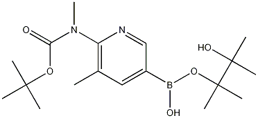 6-(tert-Butyloxycarbonyl-methylamino)-5-methylpyridine-3-boronic acid pinacol ester CAS#: 1032758-82-9