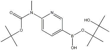 6-(tert-Butyloxycarbonyl-methylamino)pyridine-3-boronic acid pinacol ester CAS#: 1032758-87-4