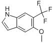 6-(trifluoromethyl)-5-methoxy-1H-indole CAS#: 178896-78-1