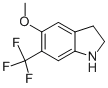 6-(trifluoromethyl)-5-methoxyindoline CAS#: 178896-79-2