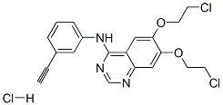 [6,7-Bis(2-chloroethoxy)-quinazolin-4-yl]-(3-ethynylphenyl)amine Hydrochloride CAS#: 183320-00-5