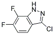 6,7-DIFLUORO-3-CHLORO (1H)INDAZOLE CAS#: 1000343-96-3