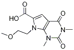 7-(2-Methoxyethyl)-1,3-diMethyl-2,4-dioxo-2,3,4,7-tetrahydro-1H-pyrrolo[2,3-d]pyriMidine-6-carboxylic acid, 96% CAS#: 1018501-32-0