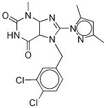 7-[(3,4-Dichlorophenyl)Methyl]-8-(3,5-diMethyl-1H-pyrazol-1-yl)-3,7-dihydro-3-Methyl-1H-purine-2,6-dione CAS#: 1019100-13-0