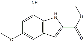 7-AMINO-5-METHOXY-2-INDOLECARBOXYLIC ACID METHYL ESTER CAS#: 1000341-45-6
