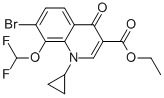 7-BROMO-1-CYCLOPROPYL-8-(DIFLUOROMETHOXY)-1,4-DIHYDRO-4-OXO-3-QUINOLINECARBOXYLIC ACID ETHYL ESTER CAS#: 194805-07-7