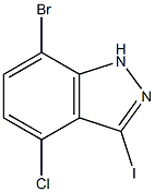 7-BROMO-4-CHLORO-3-IODO (1H)INDAZOLE CAS#: 1000341-98-9