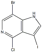 7-BROMO-4-CHLORO-3-IODO-5-AZAINDOLE CAS#: 1000342-07-3