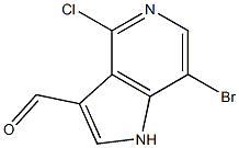 7-BROMO-4-CHLORO-5-AZAINDOLE-3-CARBOALDEHYDE CAS#: 1000342-10-8