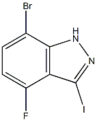7-BROMO-4-FLUORO-3-IODO (1H)INDAZOLE CAS#: 1000342-12-0