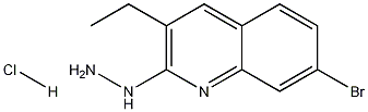 7-Bromo-3-ethyl-2-hydrazinoquinoline hydrochloride CAS#: 1017361-49-7