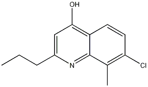 7-CHLORO-8-METHYL-2-PROPYL-4-QUINOLINOL CAS#: 1070880-13-5