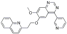 7-Methoxy-4-(3-pyridinyl)-6-[2-(2-quinolinyl)ethoxy]quinazoline CAS#: 1006890-01-2