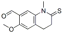 7-Quinolinecarboxaldehyde, 1,2,3,4-tetrahydro-6-methoxy-1-methyl-2-thioxo- CAS#: 187679-82-9