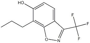 7-propyl-3-(trifluoromethyl)benzo[d]isoxazol-6-ol CAS#: 194608-88-3