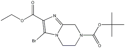 7-tert-butyl 2-ethyl 3-bromo-5,6-dihydroimidazo[1,2-a]pyrazine-2,7(8H)-dicarboxylate CAS#: 1000576-75-9