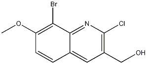 8-BROMO-2-CHLORO-7-METHOXYQUINOLINE-3-METHANOL CAS#: 1031928-47-8