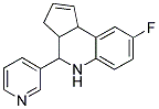 8-FLUORO-4-PYRIDIN-3-YL-3A,4,5,9B-TETRAHYDRO-3H-CYCLOPENTA[C]QUINOLINE CAS#: 1005243-69-5