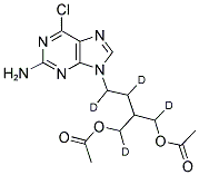 9-(4-ACETOXY-3-ACETOXYMETHYLBUTYL)-2-AMINO-6-CHLOROPURINE-D4 CAS#: 1020718-81-3