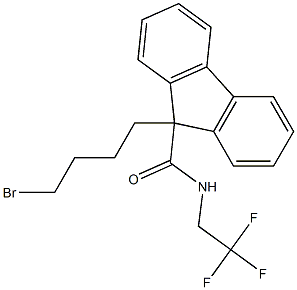 9-(4-broMobutyl)-N-(2,2,2-trifluoroethyl)-9H-fluorene-9-carboxaMide CAS#: 182438-98-8