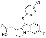 9-[(4-chlorophenyl)thio]-6-fluoro-2,3-dihydro-1H-Pyrrolo[1,2-a]indole-1-acetic acid CAS#: 1030017-51-6