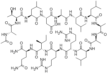 AC-ALA-THR-LEU-ASP-ALA-LEU-LEU-ALA-ALA-LEU-ARG-ARG-ILE-GLN-NH2 CAS#: 197230-90-3
