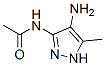 Acetamide, N-(4-amino-5-methyl-1H-pyrazol-3-yl)- CAS#: 199340-95-9